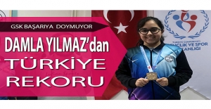 Damla Yılmaz’dan Türkiye Rekoru