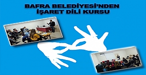 Bafra Belediyesinden işaret dili kursu