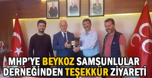 Mhp’ye Beykoz Samsunlular Derneğinden Teşekkür Ziyareti