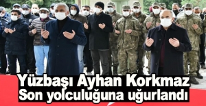 Samsun'lu yüzbaşı son yolculuğuna uğurlandı