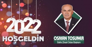 Ziraat Odası Başkanı Tosuner'den yeni yıl mesajı