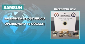 Samsun'da sihirli mantar ele geçirildi, 18 gözaltı