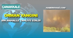 Çanakkale'de Çöplük Yangın 1 Mahalle Tahliye Edildi!