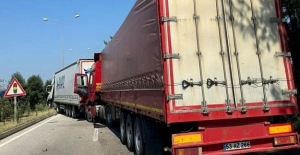 Samsun'da zincirleme kazada trafik durdu