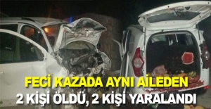 Bafra'lı aile trafik kazasında hayatlarını kaybetti