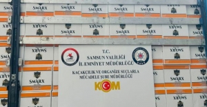 Samsun'da tırda kaçak makaron ele geçirildi