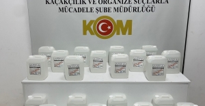 Samsun'da 120 litre etil alkol ele geçirildi