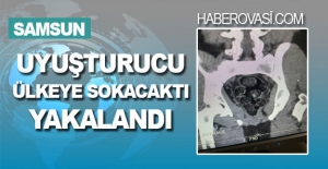 İç organlarında uyuşturucu sokacaktı, yakalandı