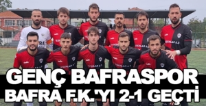 Genç Bafraspor, Bafra F.K.'yı 2-1 mağlup etti