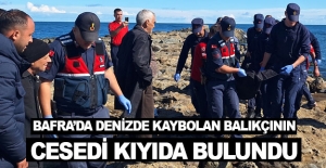 Samsun'da denizde kaybolan balıkçının cesedi kıyıda bulundu