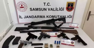 Samsun'da silah kaçakçılığı operasyonu 7 gözaltı