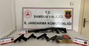 Samsun#039;da silah ticaretine 2 gözaltı