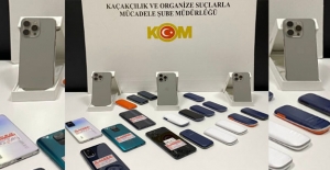 Samsun'da kaçak telefon ele geçirildi