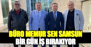 Büro Memur Sen Samsun bir gün iş bırakıyor