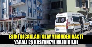 Samsun'da eşini bıçakla yaralı, olay yerinden kaçtı