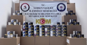 Samsun'da 790 bin kaçak makaron ele geçirildi