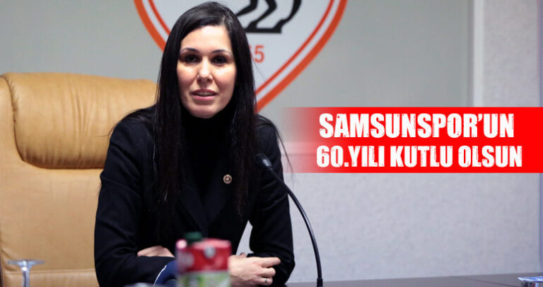 Karaaslan’dan Samsunspor’a 60. Yıl Kutlaması