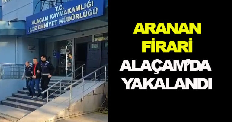 Samsun’da 14 yıl hapis cezası olan hükümlü yakalandı